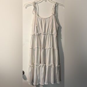 🌈 Lili Sidonio Tiered Rainbow Stripe Dress | Size Small